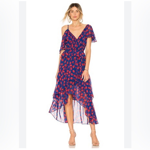 Misa Los Angeles Loulou ruffle high-low dress in XS - Picture 1 of 4